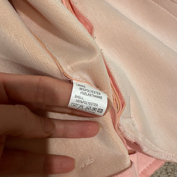 Pink faux leather biker jacket - Picture 5 of 12